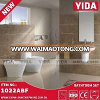 modern sanitary ware suite, Bathroom ceramic sanitary ware water saving one piece toilet set