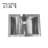 Top quality custom design commercial single bowl brushed stainless steel sink