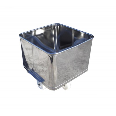 Stainless Steel Dump Buggy Meat Ttolly with wheels Custom made 400bl 600bl 200L 300L