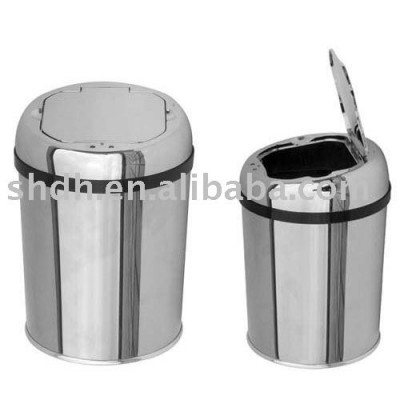 stainless steel garbage can