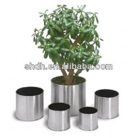 Brushed Stainless Steel Planter