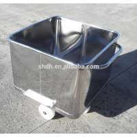 Stainless Steel Hopper Trolley for Meat Processing