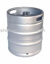 stainless steel beer keg